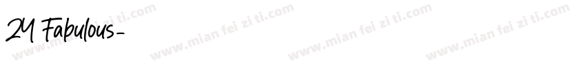 ZY Fabulous字体转换